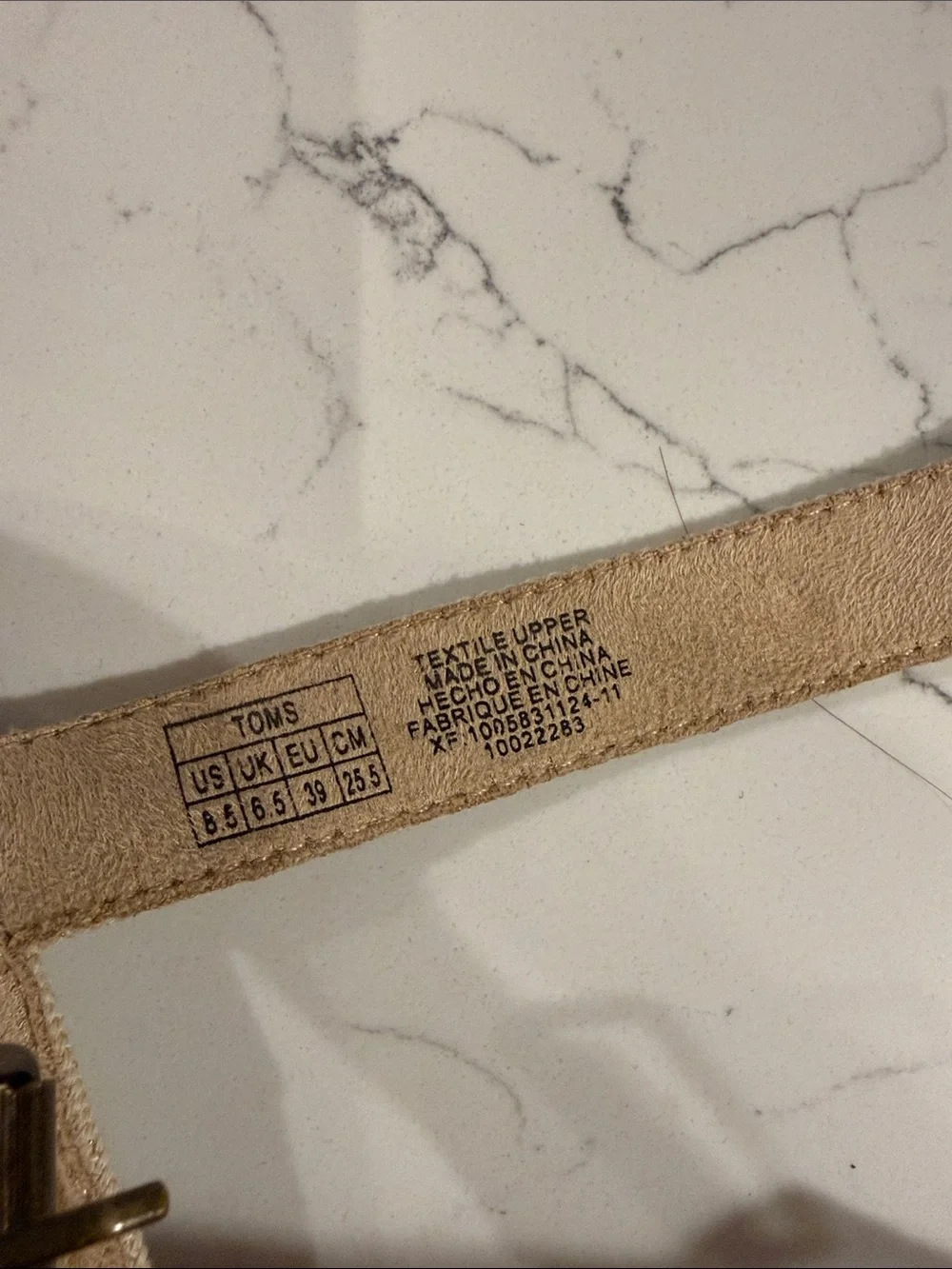 TOMS Natural Canvas Crossband Espadrille Wedge Sandals